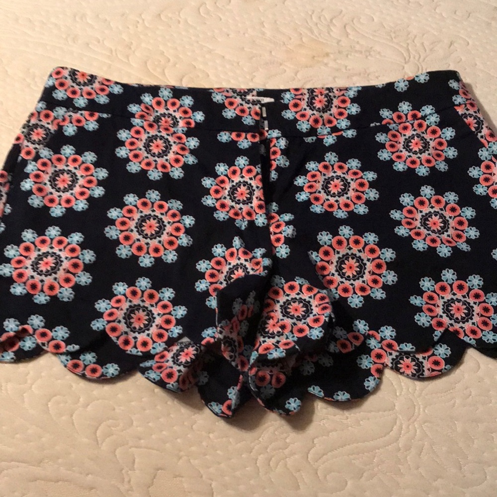 Scalloped shorts